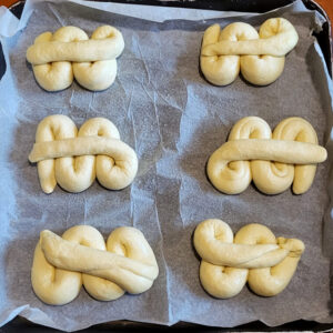 mafalde siciliane - inizio lievitazione mafalde siciliane - inizio lievitazione