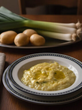vellutata di porri e patate