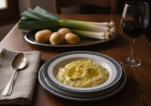 Vellutata di porri e patate