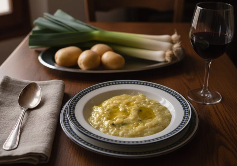 vellutata di porri e patate