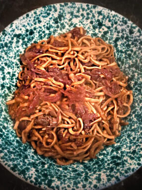 Pasta con le cipolle