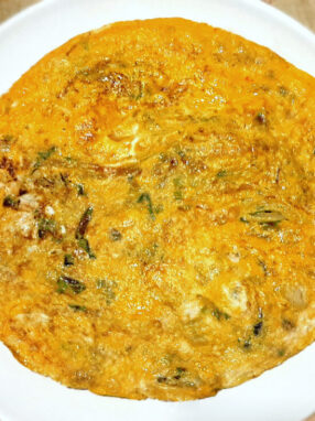 frittata con cipollotti freschi