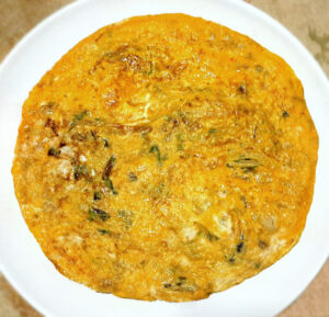 Frittata con cipollotti freschi