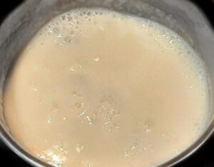 salsa al gorgonzola - cottura salsa al gorgonzola - cottura