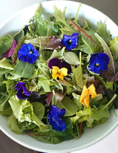 insalata con i fiori