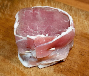 Medaglioni di maiale e pancetta - preparazione Medaglioni di maiale e pancetta - preparazione