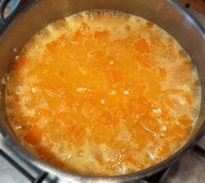 riso alla zucca - cottura riso alla zucca - cottura