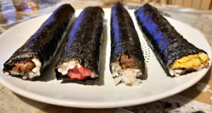 sushi di carne - prima del taglio sushi di carne - prima del taglio