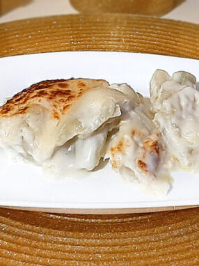 finocchi colla balsamella - servito