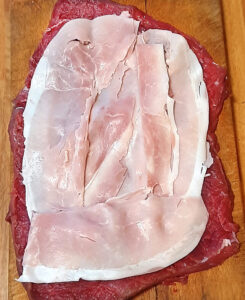 tasca di manzo ripiena - prosciutto tasca di manzo ripiena - prosciutto