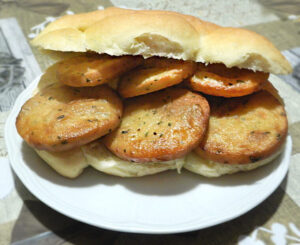 Mafalda siciliana con panelle Mafalda siciliana con panelle
