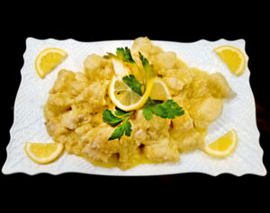 petto di pollo al limone - servito