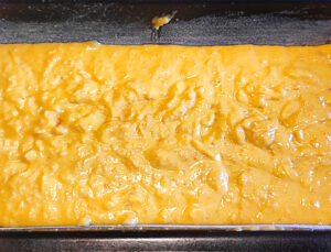 plum-cake alle carote - impasto