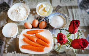 plum-cake alle carote - ingredienti