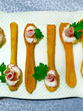 cucchiaini di pasta sfoglia finiti