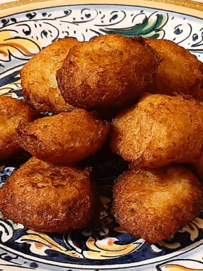 frittelle baccalà e patate