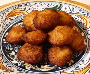 Frittelle di baccalà e patate