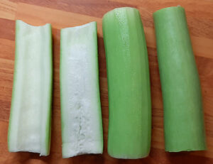 zucchina lunga - passaggi preparazione zucchina lunga - passaggi preparazione