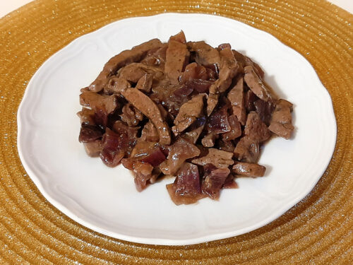 fegato con cipolle rosse