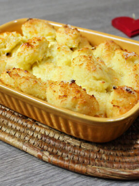 gnocchi di semolino - piatto finito