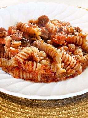 pasta al ragù di pesce spada