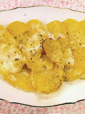 patate al latte - prodotto impiattato