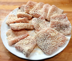 pesce spada fritto - panatura pesce spada fritto - panatura