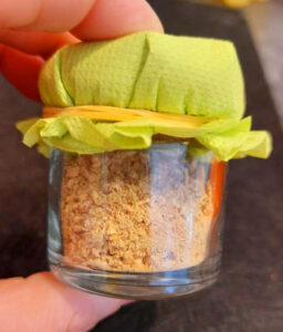 Polvere di buccia di limone