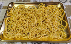 Fettuccine di ceci - impasto