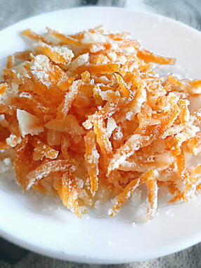 Scorzette di agrumi glassate - arancia