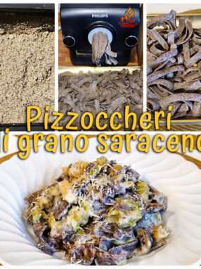 macchina della pasta - pizzoccheri di grano saraceno