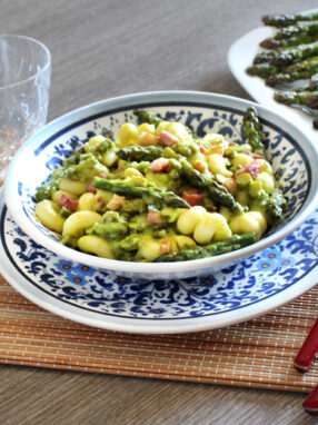 pasta agli asparagi - piatto finito