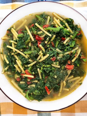 minestra di talli o tenerumi