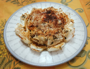 Cipolle gratinate al forno
