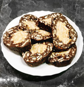 Salame bicolore al cioccolato