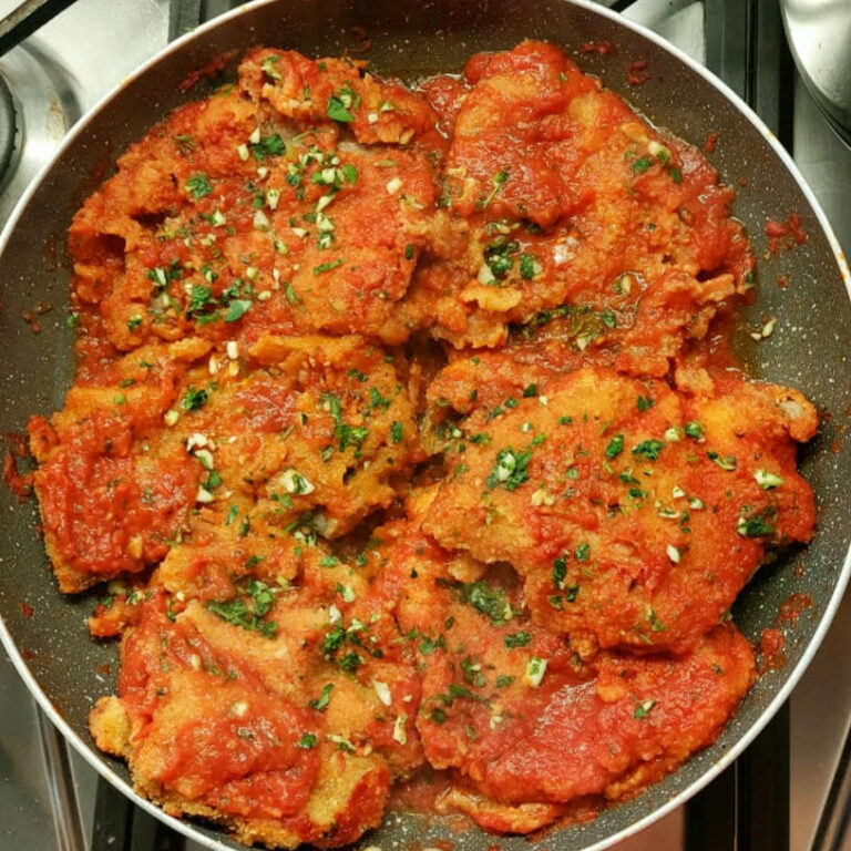Braciole fritte rifatte al pomodoro - finite