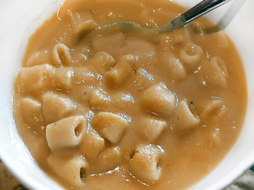 ditalini con crema di ceci