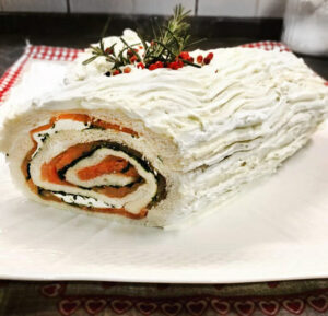 Tronchetto di Natale salato