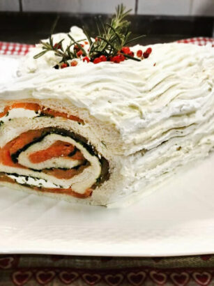 tronchetto di Natale salato - finito2