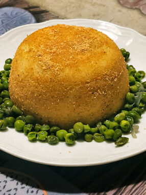 timballini di patate ripieni - servito