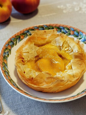 tortini croccanti alle pesche