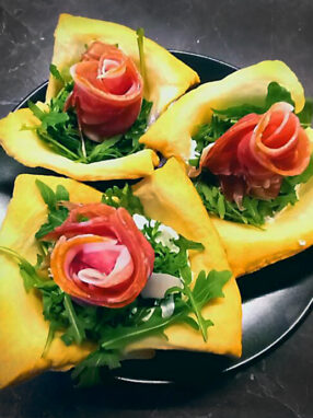 cestini di pasta sfoglia - cestini finiti