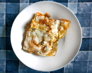 Lasagne al ragù di zucca