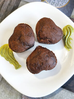 plum-cake a cuore al cioccolato