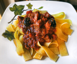 Pappardelle al ragù di cinghiale