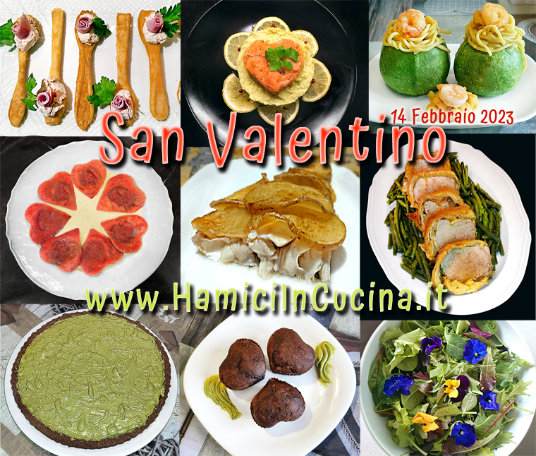 menu san valentino 2023