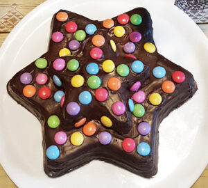 Torta stella al cioccolato