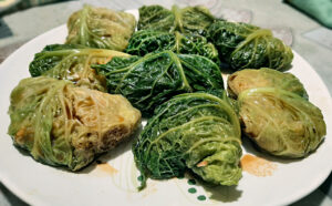 Involtini di verza vegan