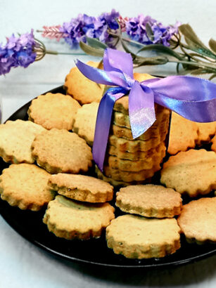 biscotti alla lavanda - finiti