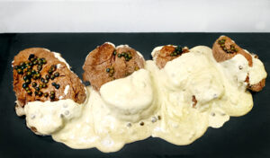 Filetto al pepe verde